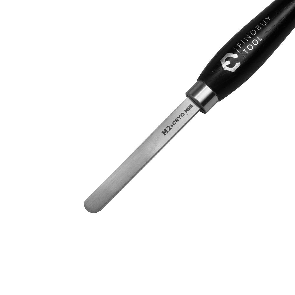 1/2" Round Nose Scraper Wood Lathe Turning Tool M2 Cryo HSS - FindBuyTool