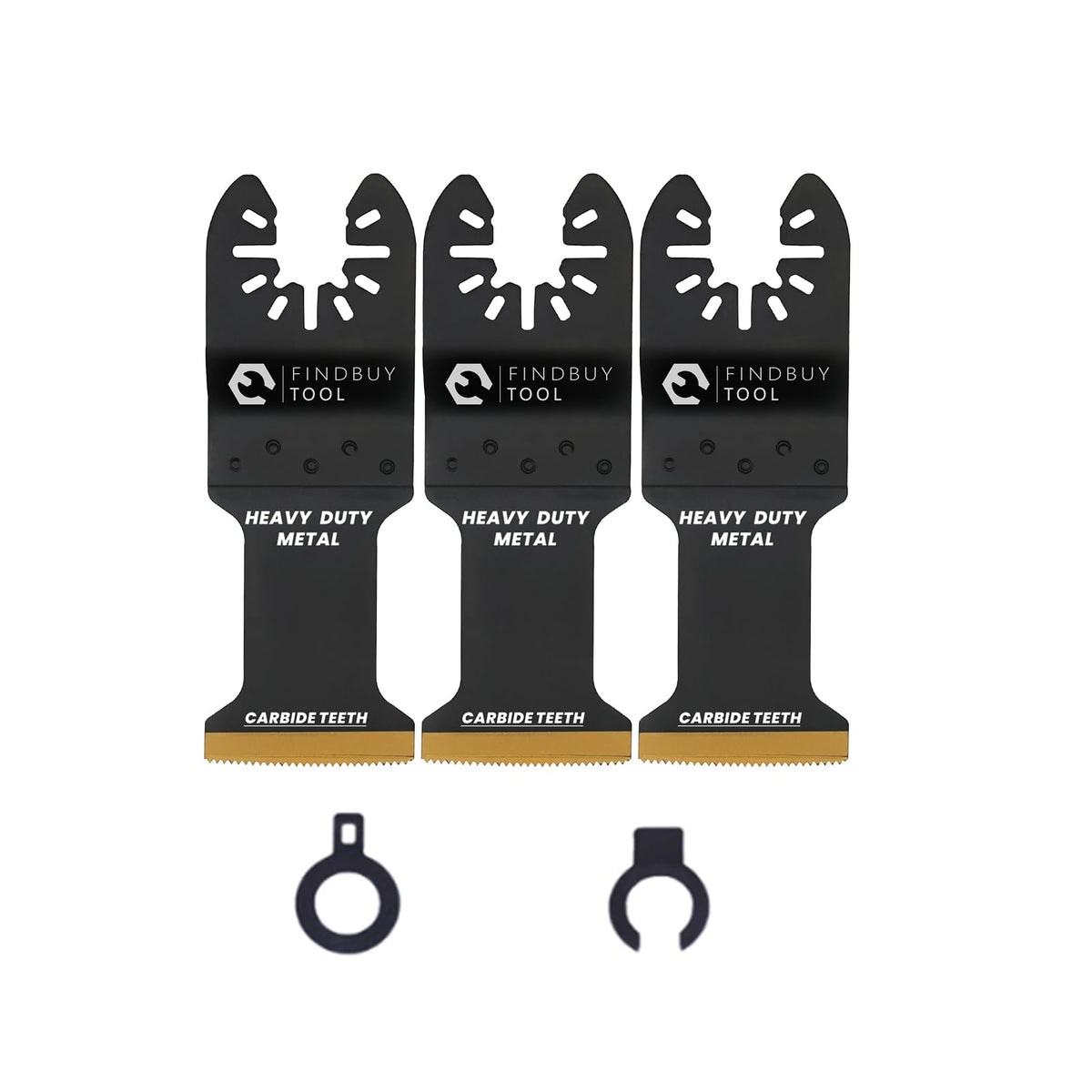 1-3/8 in. Carbide Teeth Universal Fit Oscillating Multi-Tool Saw Blade for Wood & Metal Cutting