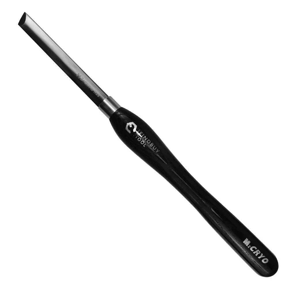Herramienta de torneado de torno de madera con cincel oblicuo ovalado de 3/4 "M2 Cryo HSS - FindBuyTool