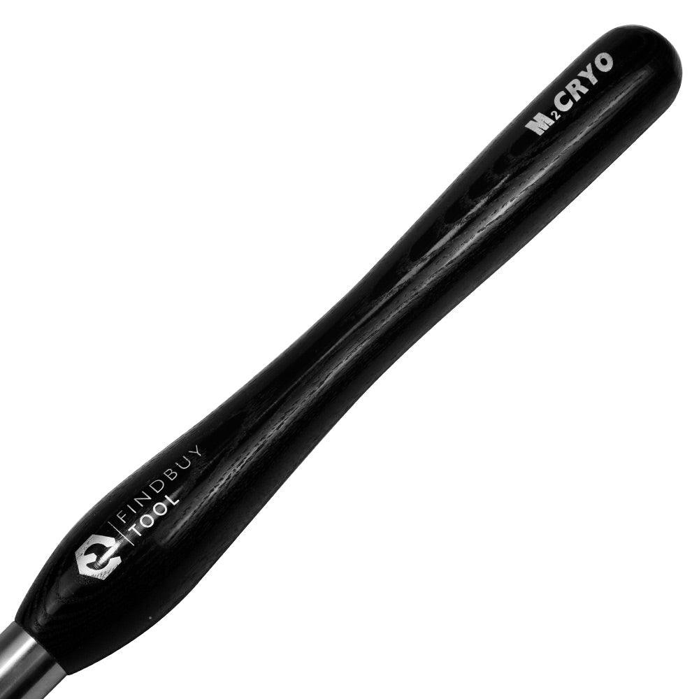 1" Curved Negative Rake Scraper Wood Lathe Turning Tool M2 Cryo HSS - FindBuyTool