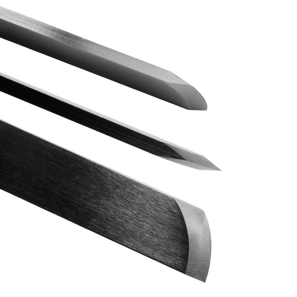 1" Skew Chisel Wood Lathe Turning Tool M2 Cryo HSS, Rounded Edge - FindBuyTool