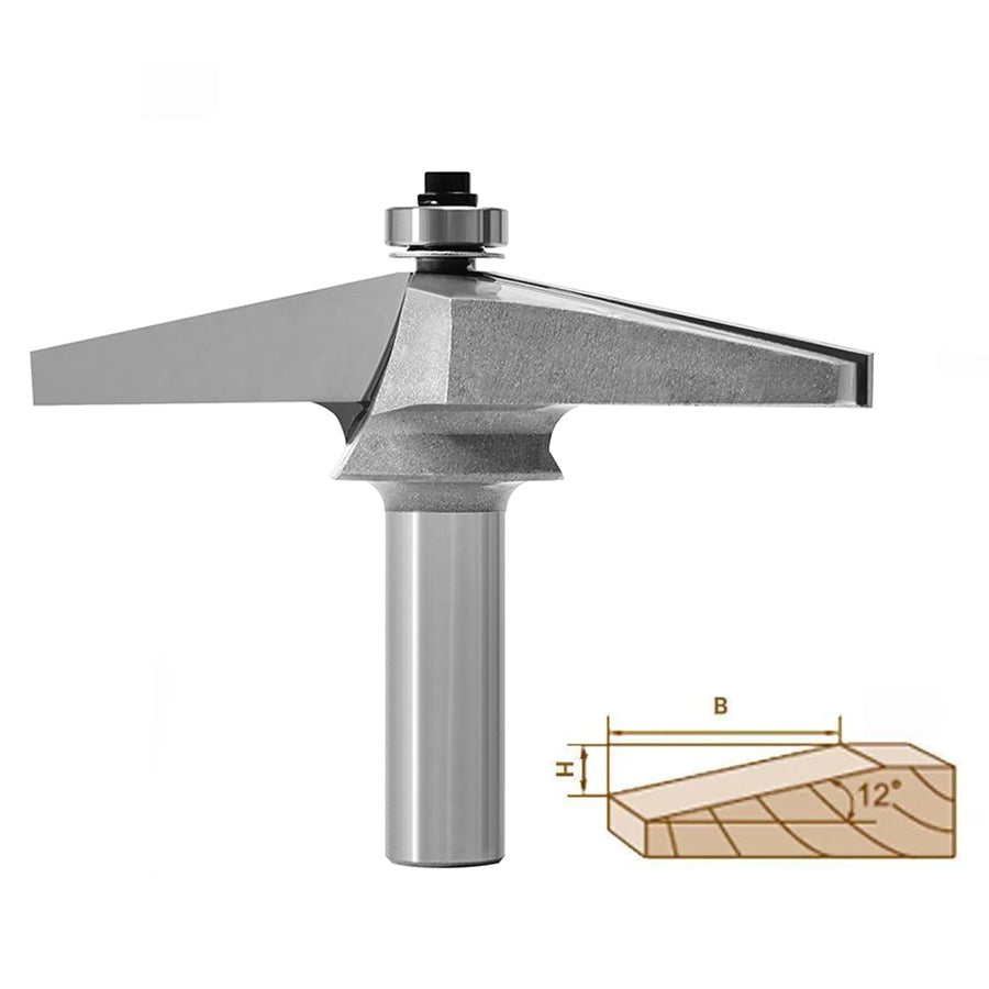 12 Degree Horse Nose Router Bit - FindBuyTool