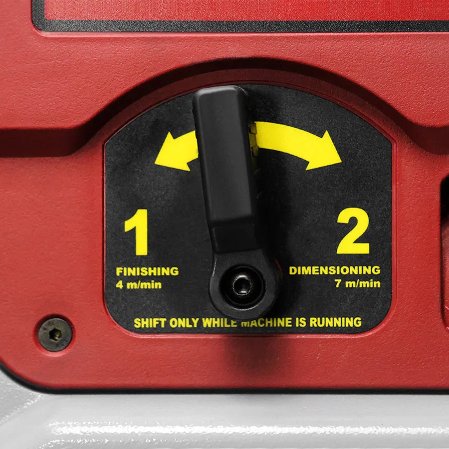 Machorool® FB132H 13" 2-Speed Thickness Planer with Helical Cutterhead - FindBuyTool