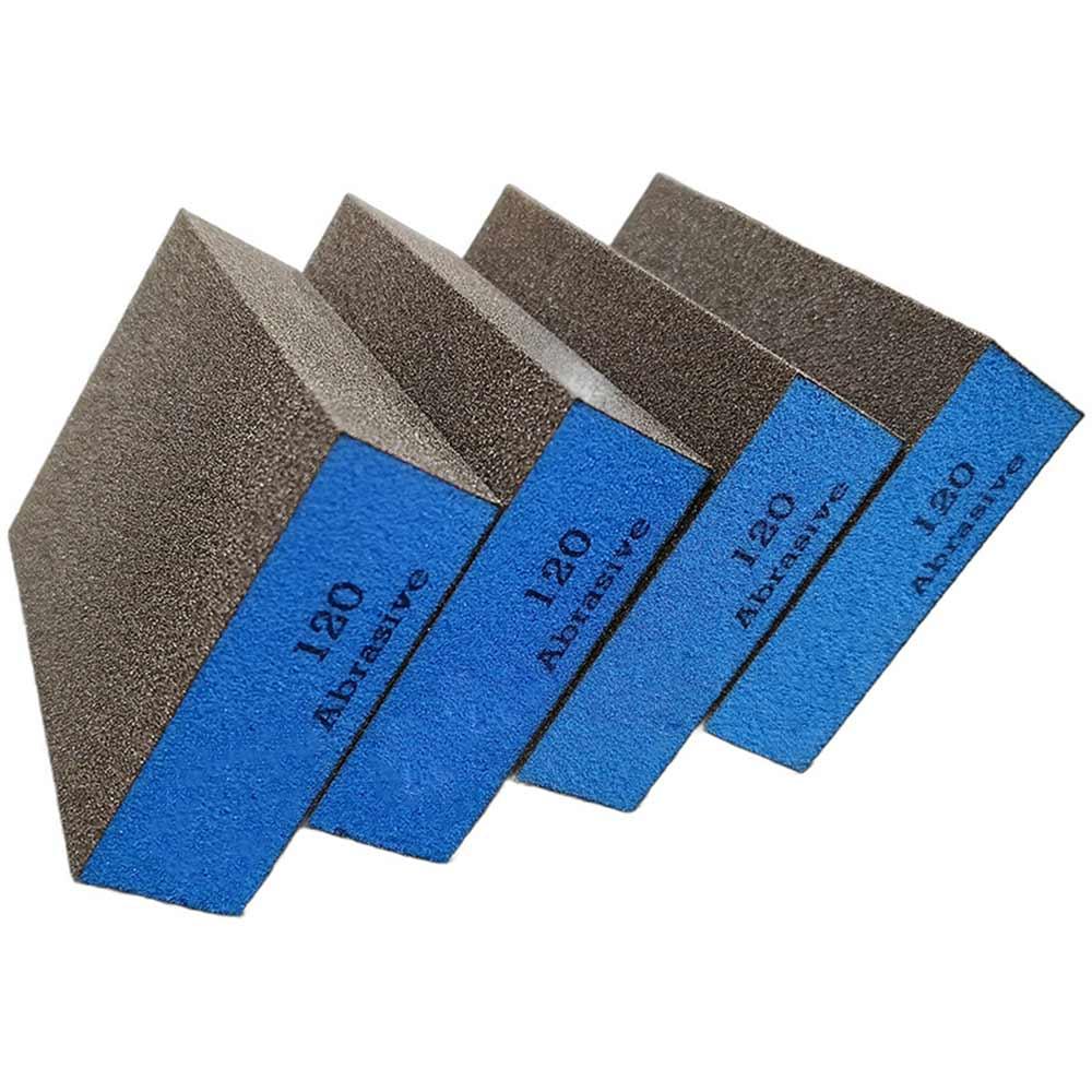 Sanding Sponge Block for Wood Drywall Metal 100x70x25mm, 5PCS - FindBuyTool