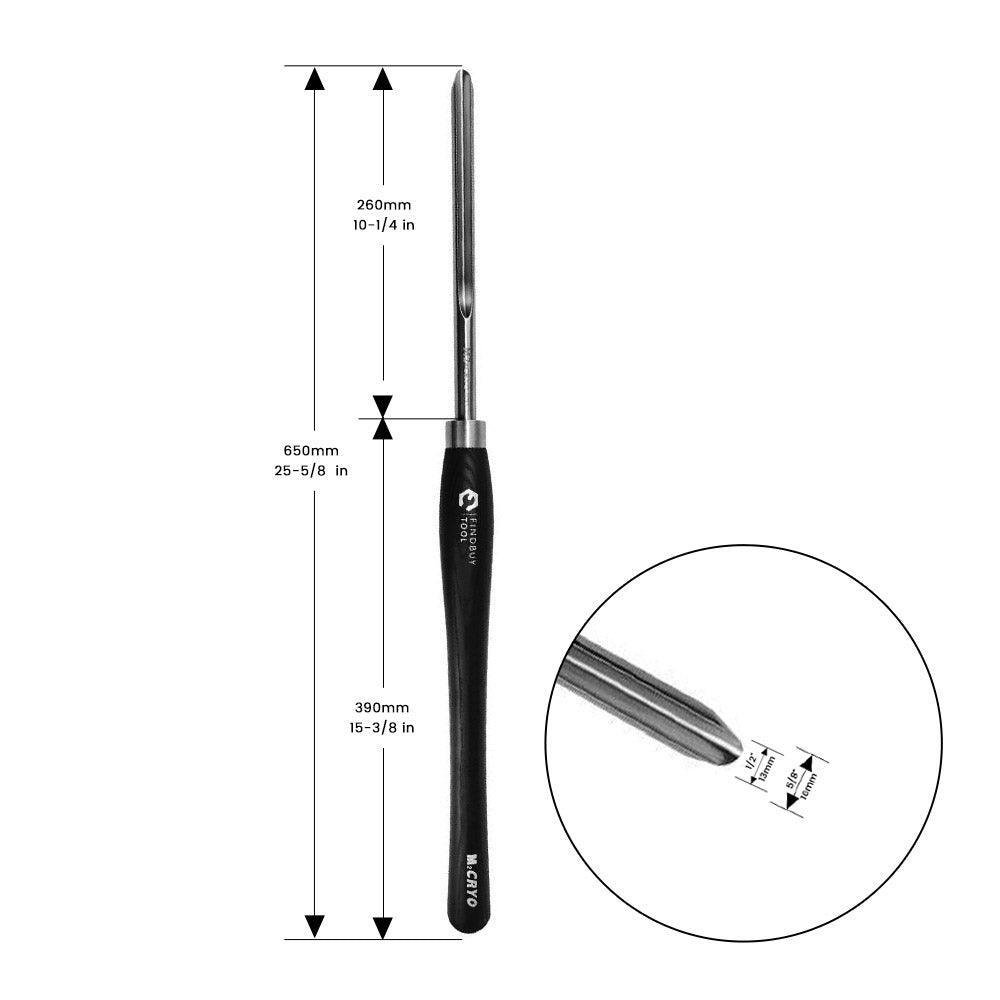 3/4" Bowl Gouge Wood Lathe Turning Tool M2 Cryo HSS - FindBuyTool