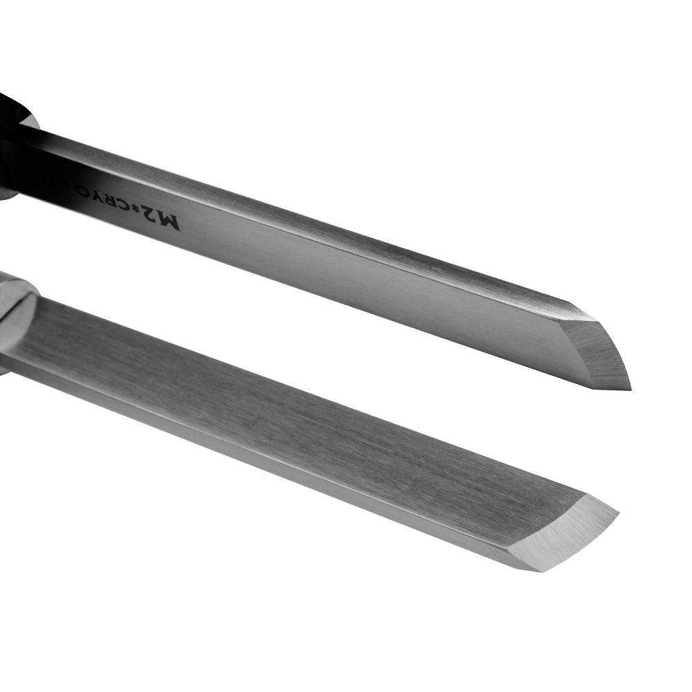 3/4" Skew Chisel Wood Lathe Turning Tool M2 Cryo HSS, Rounded Edge - FindBuyTool