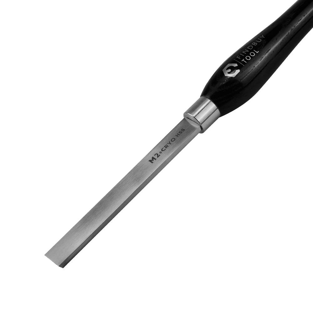 3/4" Square End Scraper Wood Lathe Turning Tool M2 Cryo HSS - FindBuyTool