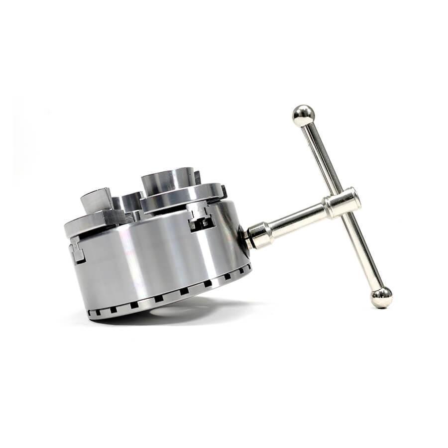 3.75-Inch 4-Jaw Lathe Chuck with 1-Inch x 8TPI Thread - FindBuyTool