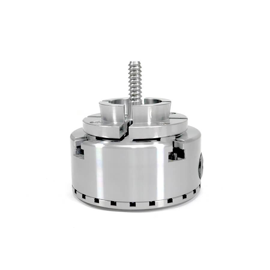 3.75-Inch 4-Jaw Lathe Chuck with 1-Inch x 8TPI Thread - FindBuyTool