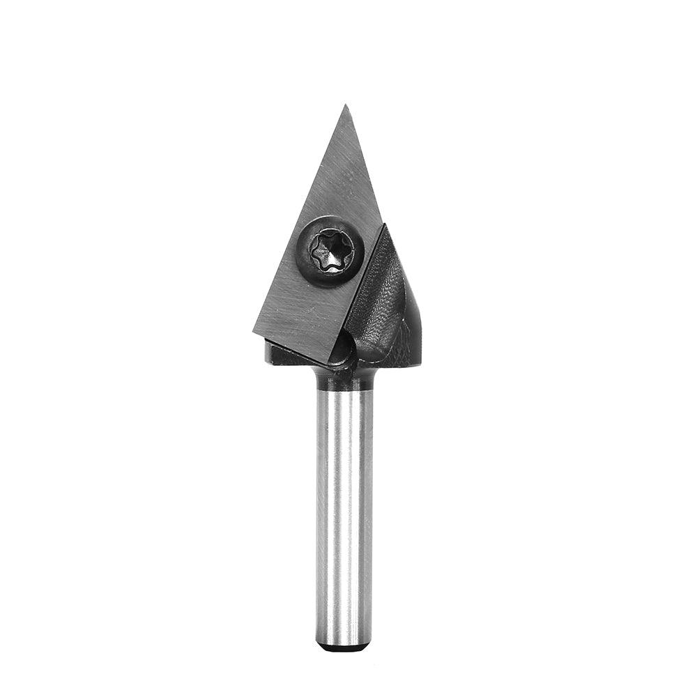 45 & 60 V Groove Router Bit with Carbide Insert - FindBuyTool