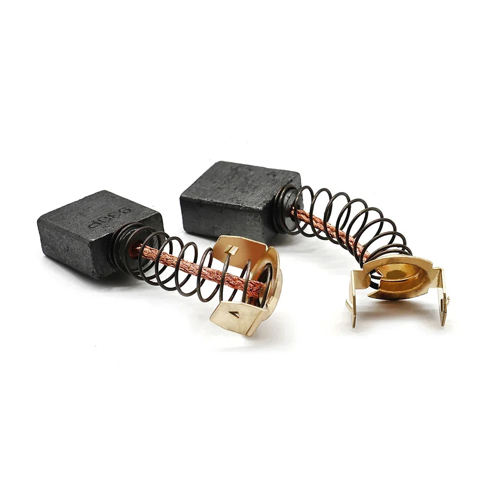 Carbon brushes with springs for power tools, replacement parts for woodworking equipment