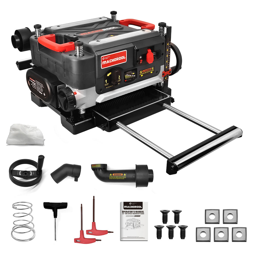 FB132H-13-in-2-Speed-Thickness-Planer-with-Helical-Cutterhead-Machorool-Findbuytool