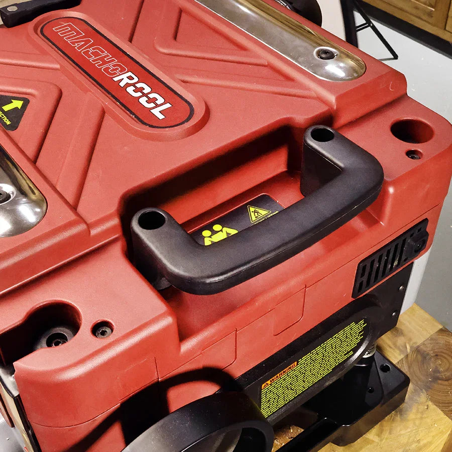 Machorool® FB132H 13" 2-Speed Thickness Planer with Helical Cutterhead - FindBuyTool