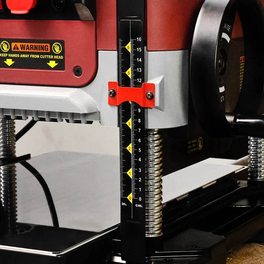 Machorool® FB132H 13" 2-Speed Thickness Planer with Helical Cutterhead - FindBuyTool