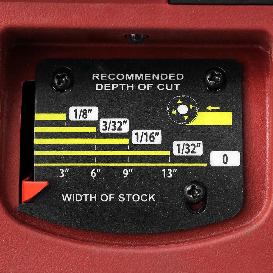 Machorool® FB132H 13" 2-Speed Thickness Planer with Helical Cutterhead - FindBuyTool