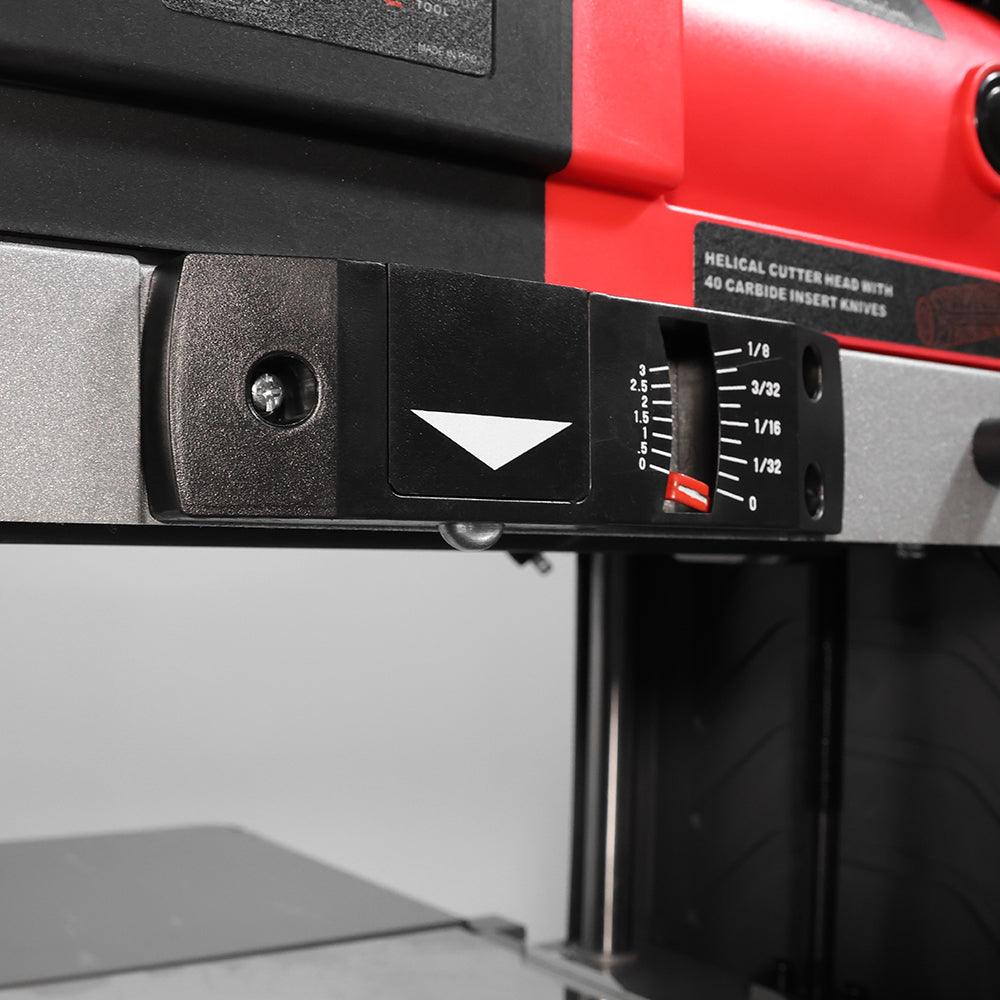 FindBuyTool Machorool® FB131H 13" Benchtop Wood Thickness Planer with Helical Cutterhead - FindBuyTool