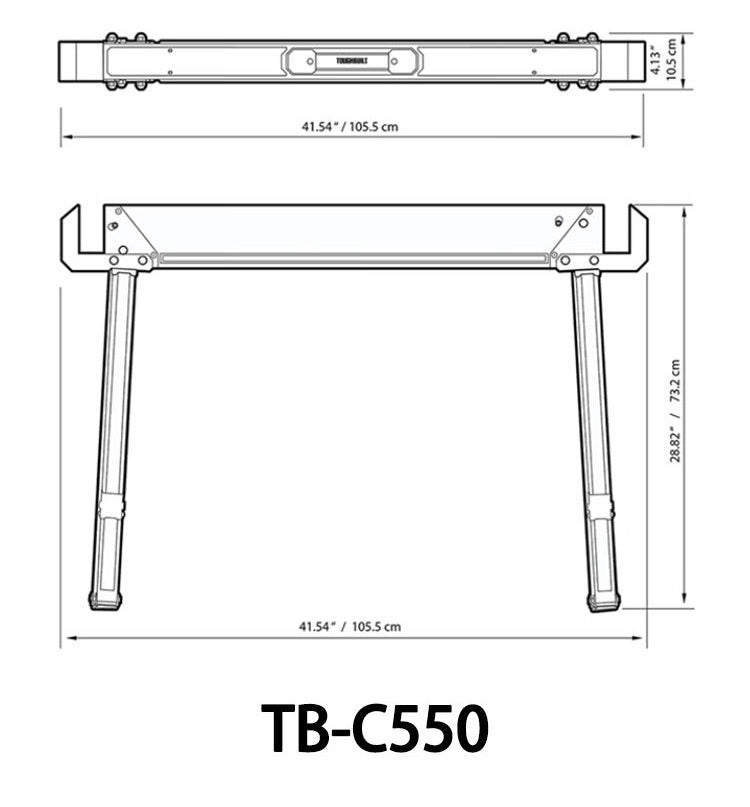 Heavy Duty Steel Sawhorse