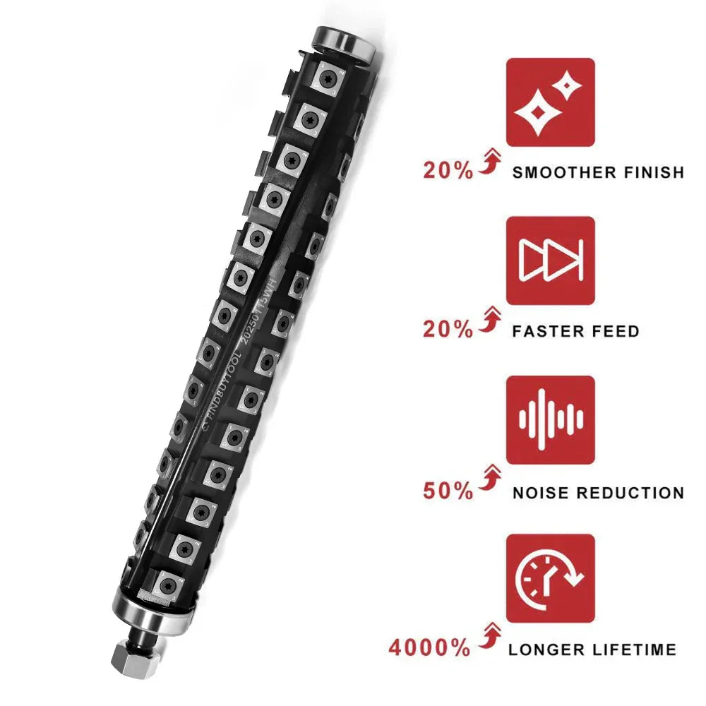 Helical Cutterhead for DeWalt DW734/DW733 /DW733-QS 12-1/2 Inch Thickness Planer - FindBuyTool