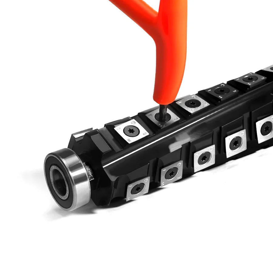 Cabezal de corte helicoidal para cepilladora de espesores DeWalt DW735/DW735X/DW735-XE, 4 filas - FindBuyTool