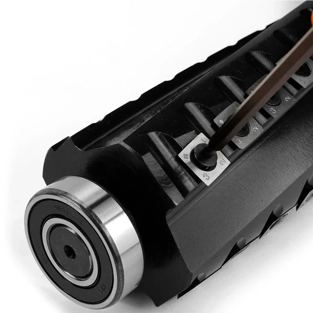 Precision woodworking tool with adjustable settings and durable bearing for reliable performance