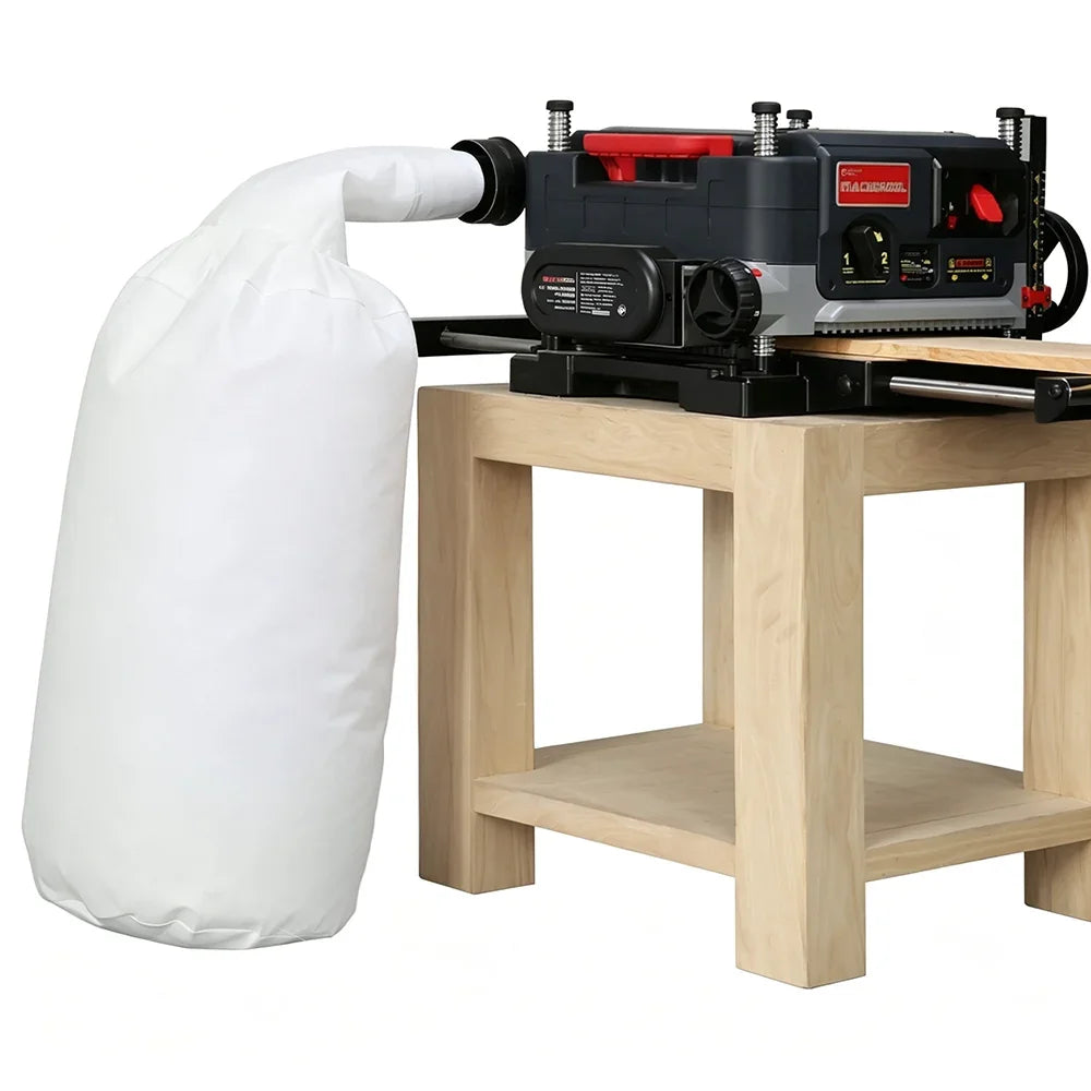 Machorool® FB132H 13" 2-Speed Thickness Planer with Helical Cutterhead - Findbuytool