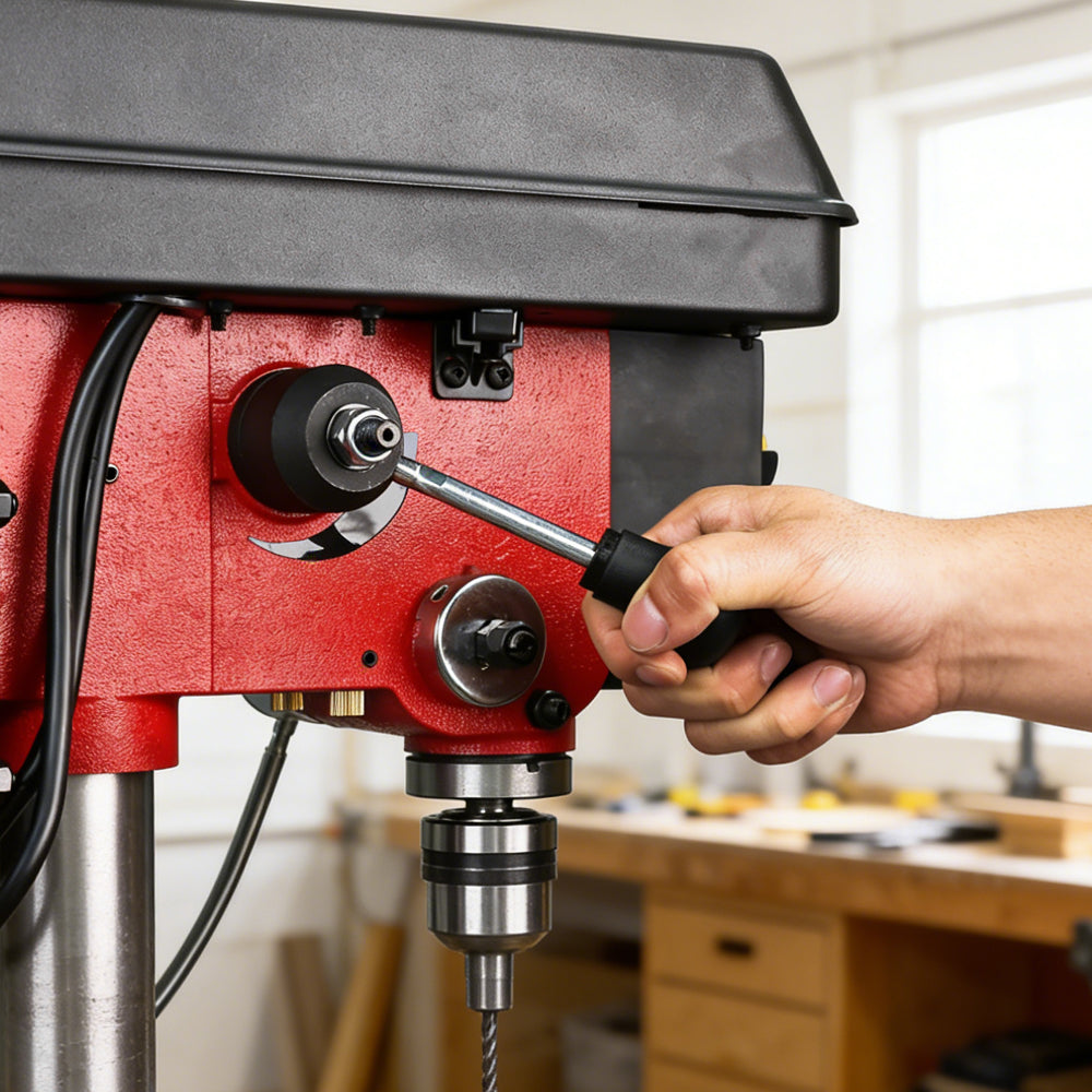 Machorool® FDP101 10" Variable Speed Benchtop Drill Press - FindBuyTool