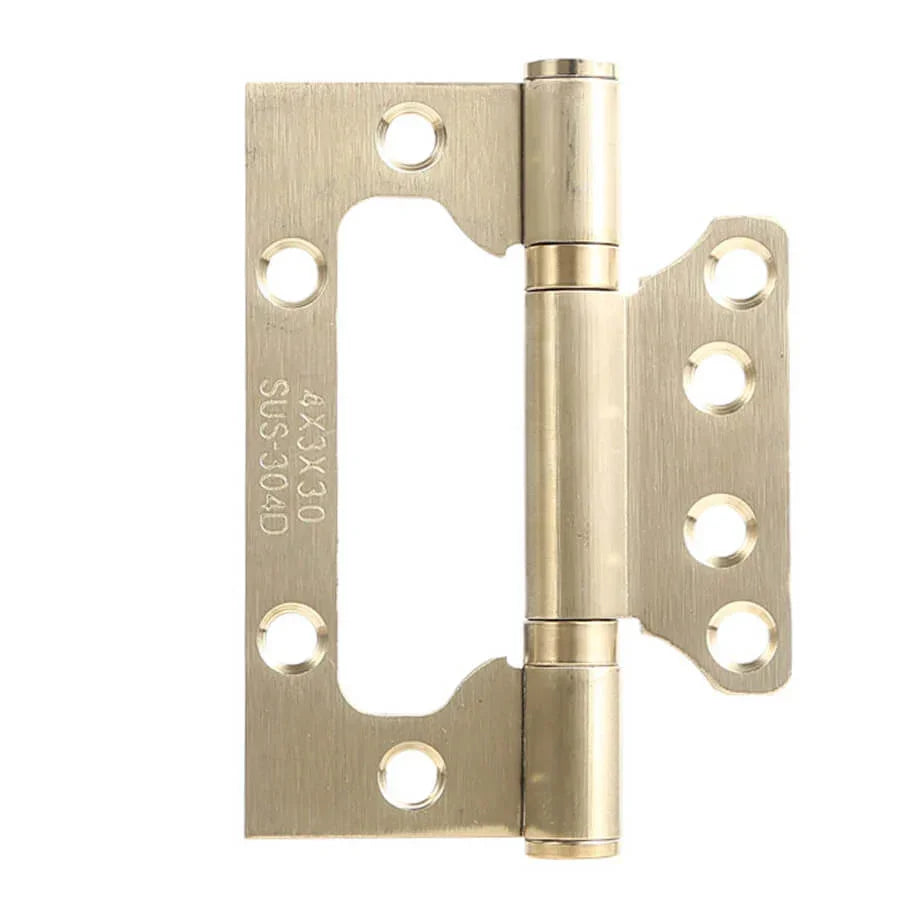Stainless Steel Non-Mortise Hinge, 2 Pcs - FindBuyTool