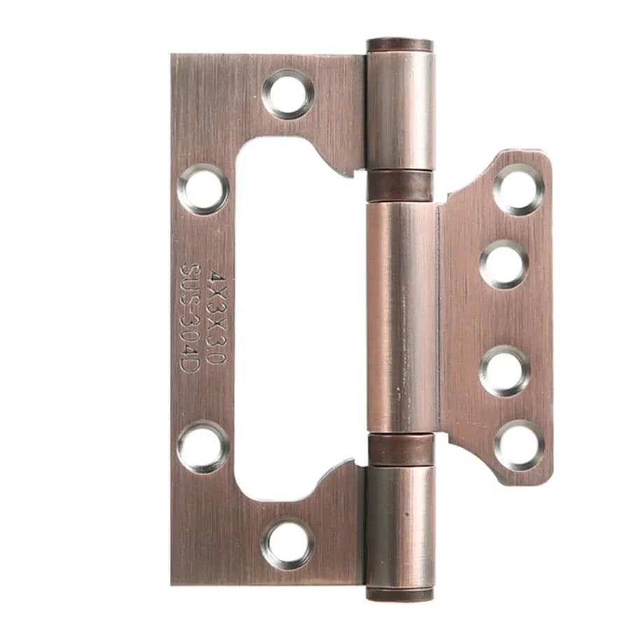 Stainless Steel Non-Mortise Hinge, 2 Pcs - FindBuyTool
