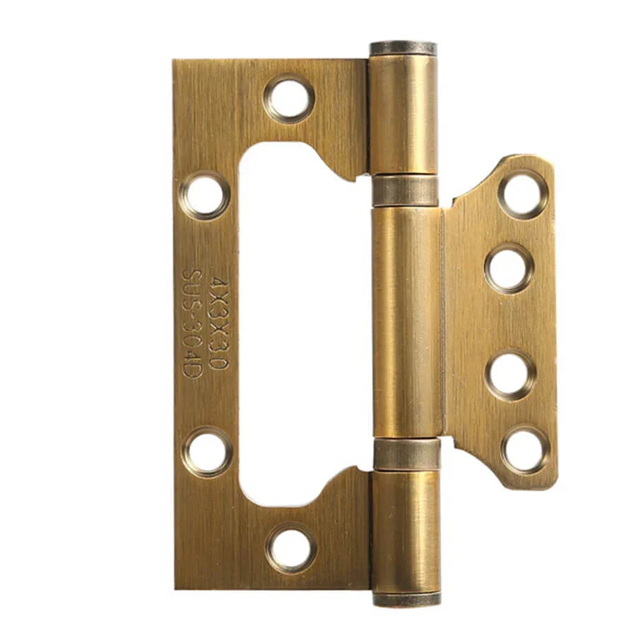 Stainless Steel Non-Mortise Hinge, 2 Pcs - FindBuyTool