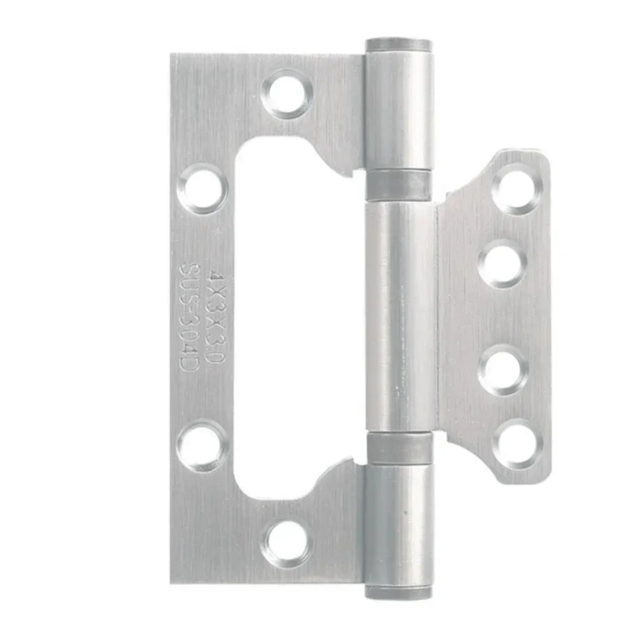 Stainless Steel Non-Mortise Hinge, 2 Pcs - FindBuyTool