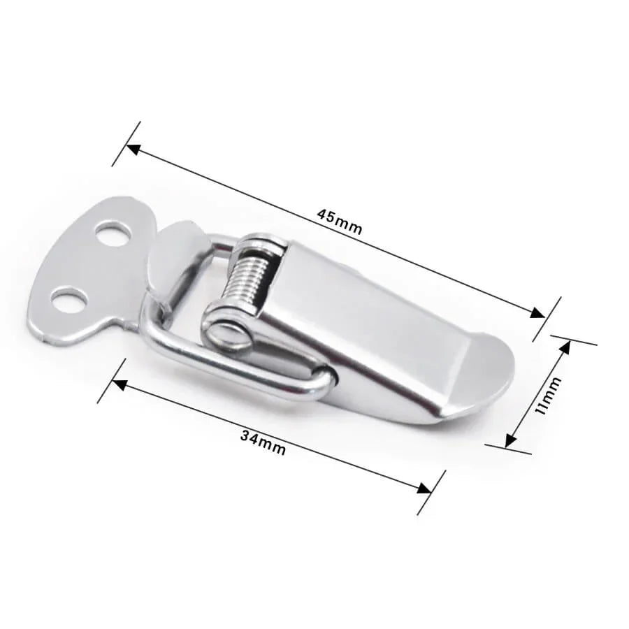 Stainless Steel Padlock Hasp Latch for Box Drawer, 2PK - FindBuyTool