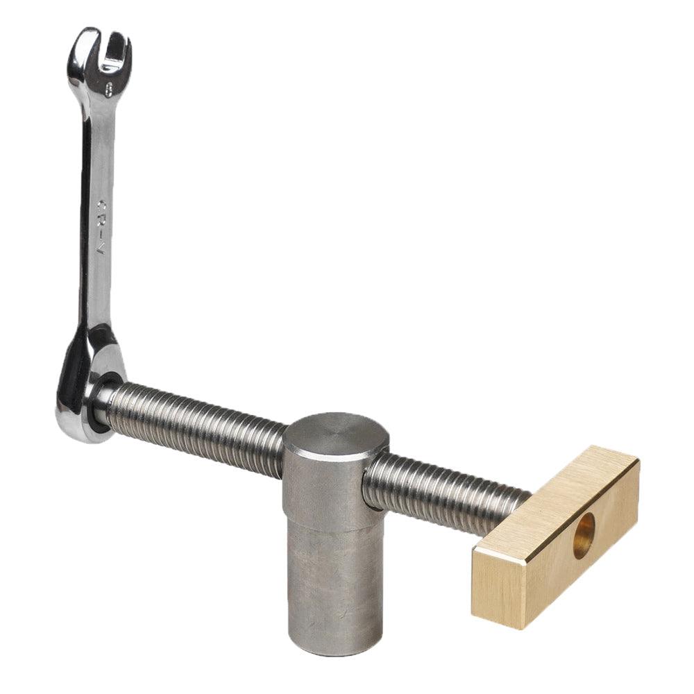 Adjustable Bench Dog Clamps with Brass Block - FindBuyTool