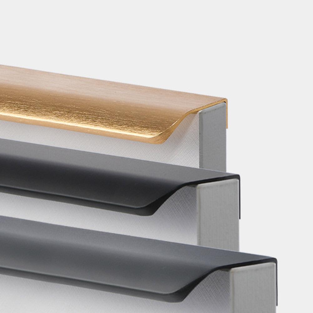 Cabinet Pulls Drawer Handle Finger Edge Pull, 2 Pcs - FindBuyTool