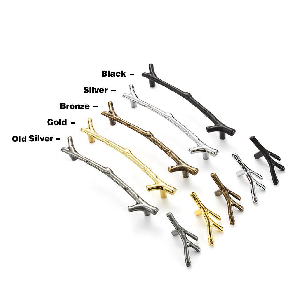 Cabinet Twig Pulls Drawer Handles Branch Shape, 2 Packs - FindBuyTool