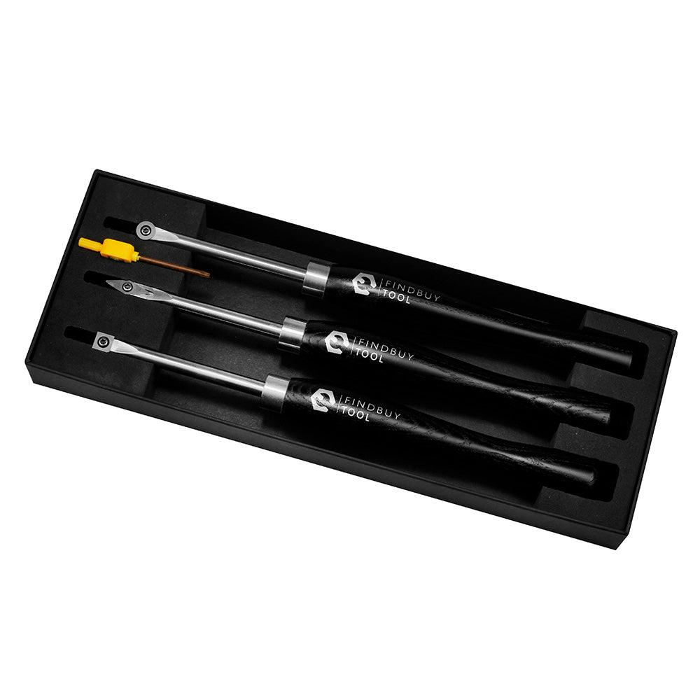 Carbide Woodturning Tool Set 3PC - FindBuyTool