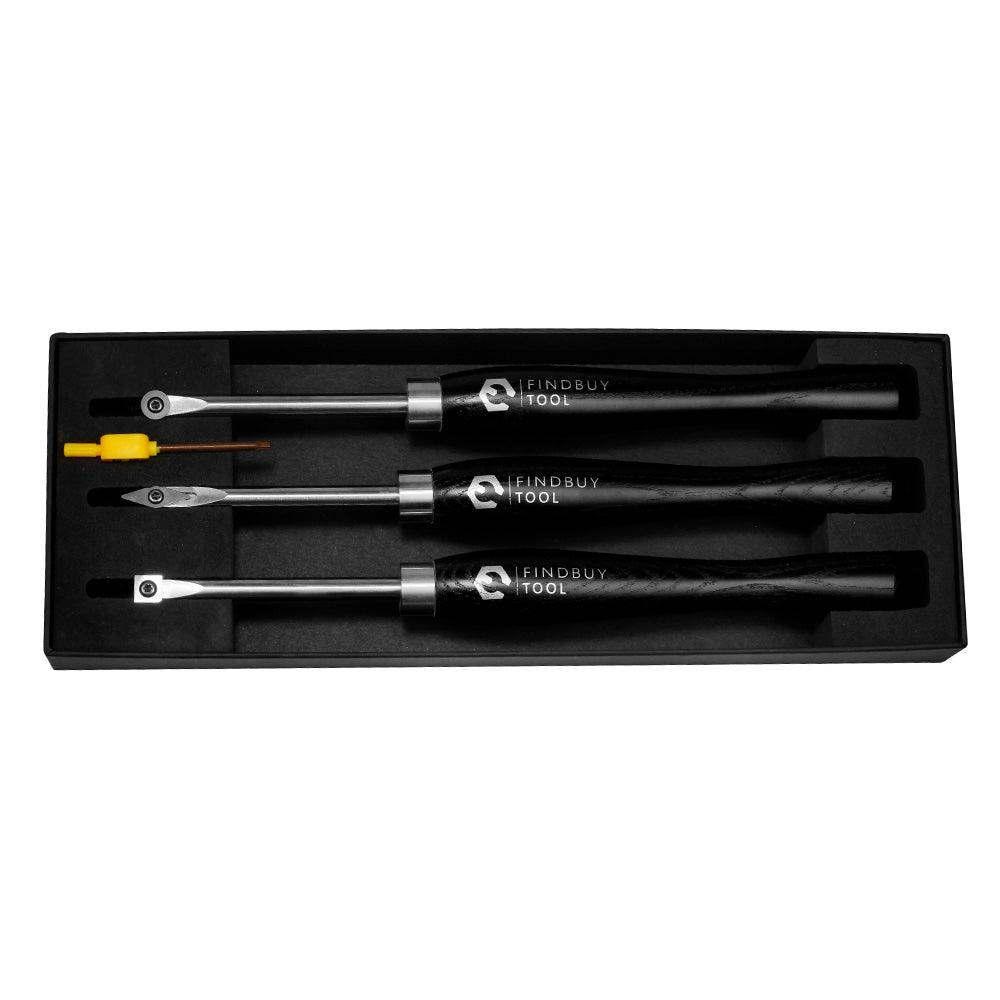 Carbide Woodturning Tool Set 3PC - FindBuyTool