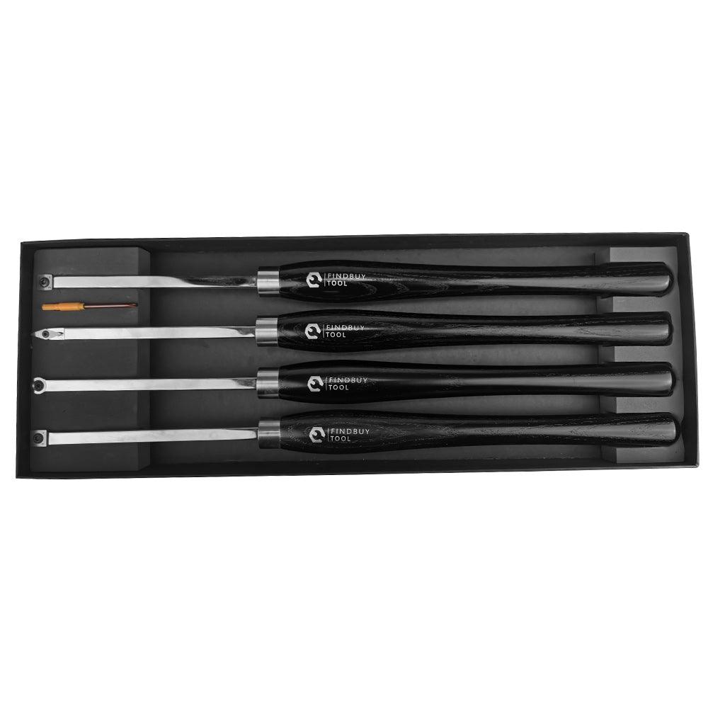 Carbide Woodturning Tool Set 4PC Full Size - FindBuyTool