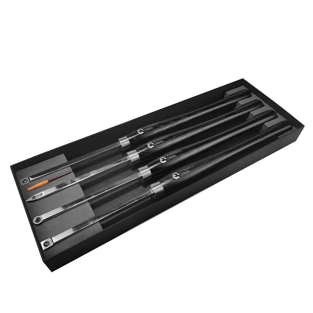 Carbide Woodturning Tool Set 4PC Full Size - FindBuyTool