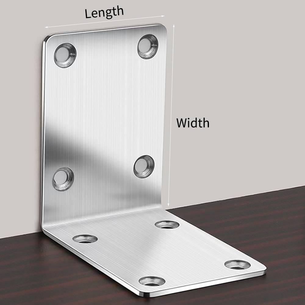 Corner Brace Brackets 90 Degree Angle, 10 PCS - FindBuyTool
