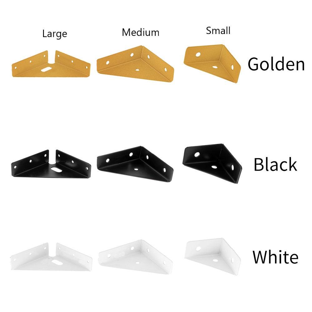 Corner Brace Connector 90 Degree Triangle, 10 PCS - FindBuyTool