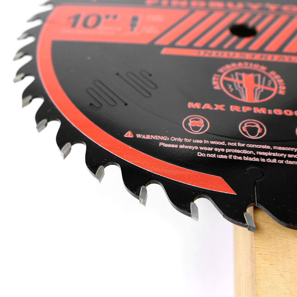 Findbuytool 10-Inch 40-Tooth Saw Blade for Table Saw, Miter Saw - FindBuyTool