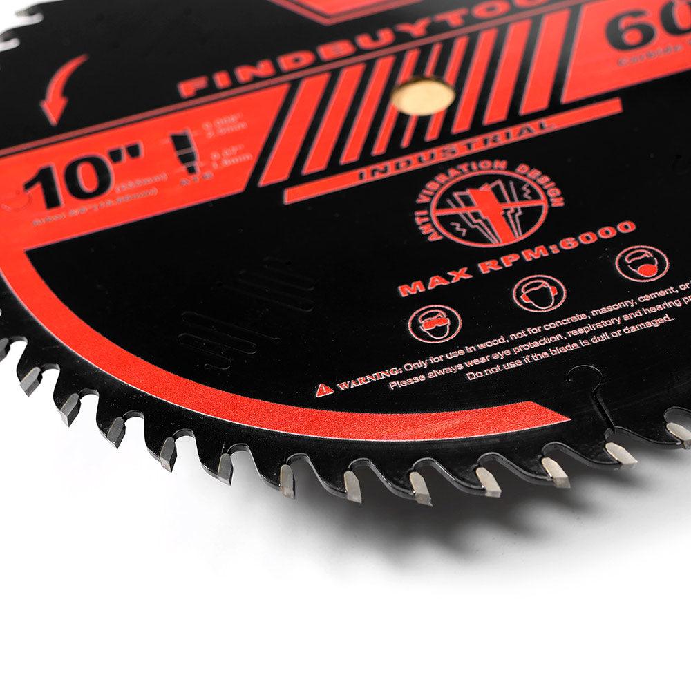 Findbuytool 10-Inch 60-Tooth Saw Blade for Table Saw, Miter Saw - FindBuyTool