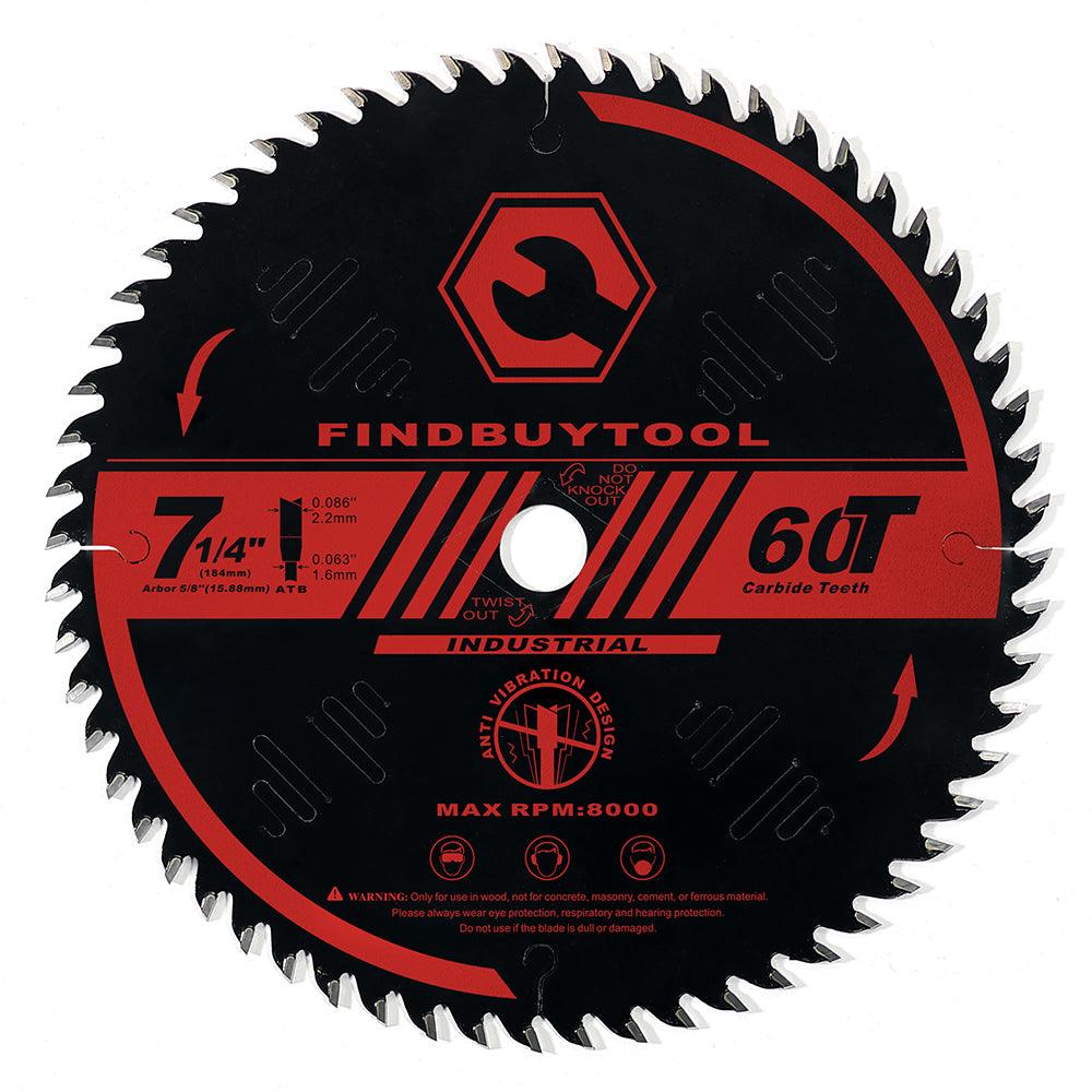 Findbuytool 7-1/4-Inch 60-Tooth Circular Saw Blade - FindBuyTool