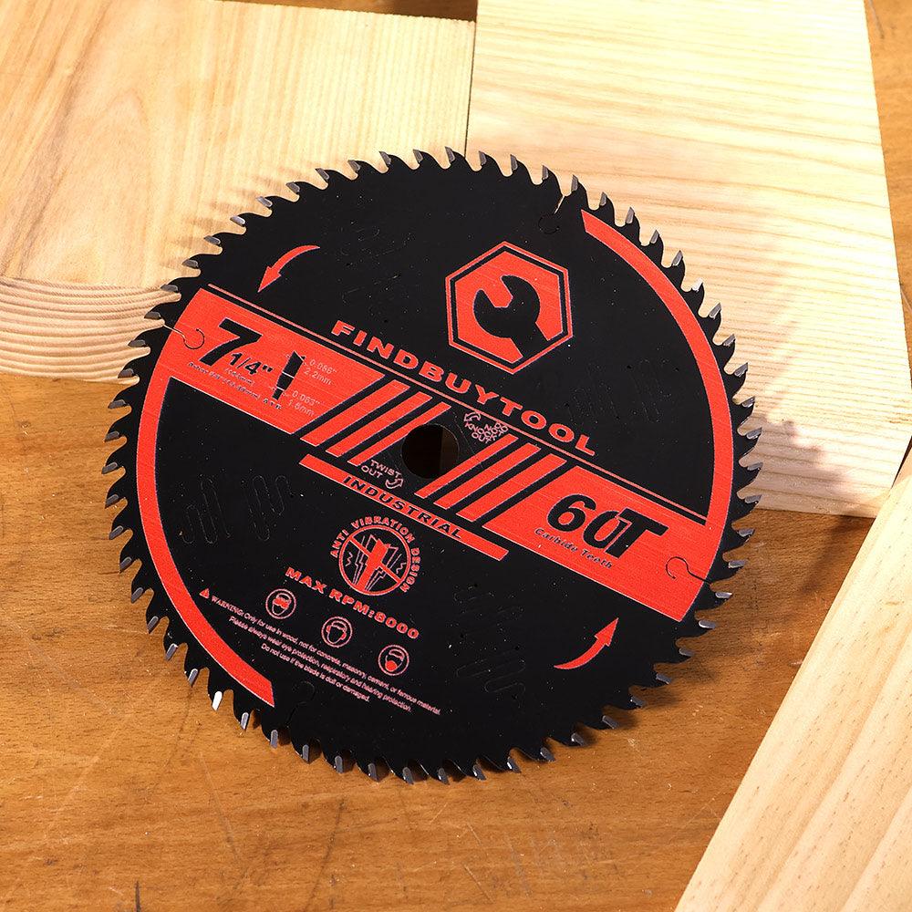 Findbuytool 7-1/4-Inch 60-Tooth Circular Saw Blade - FindBuyTool
