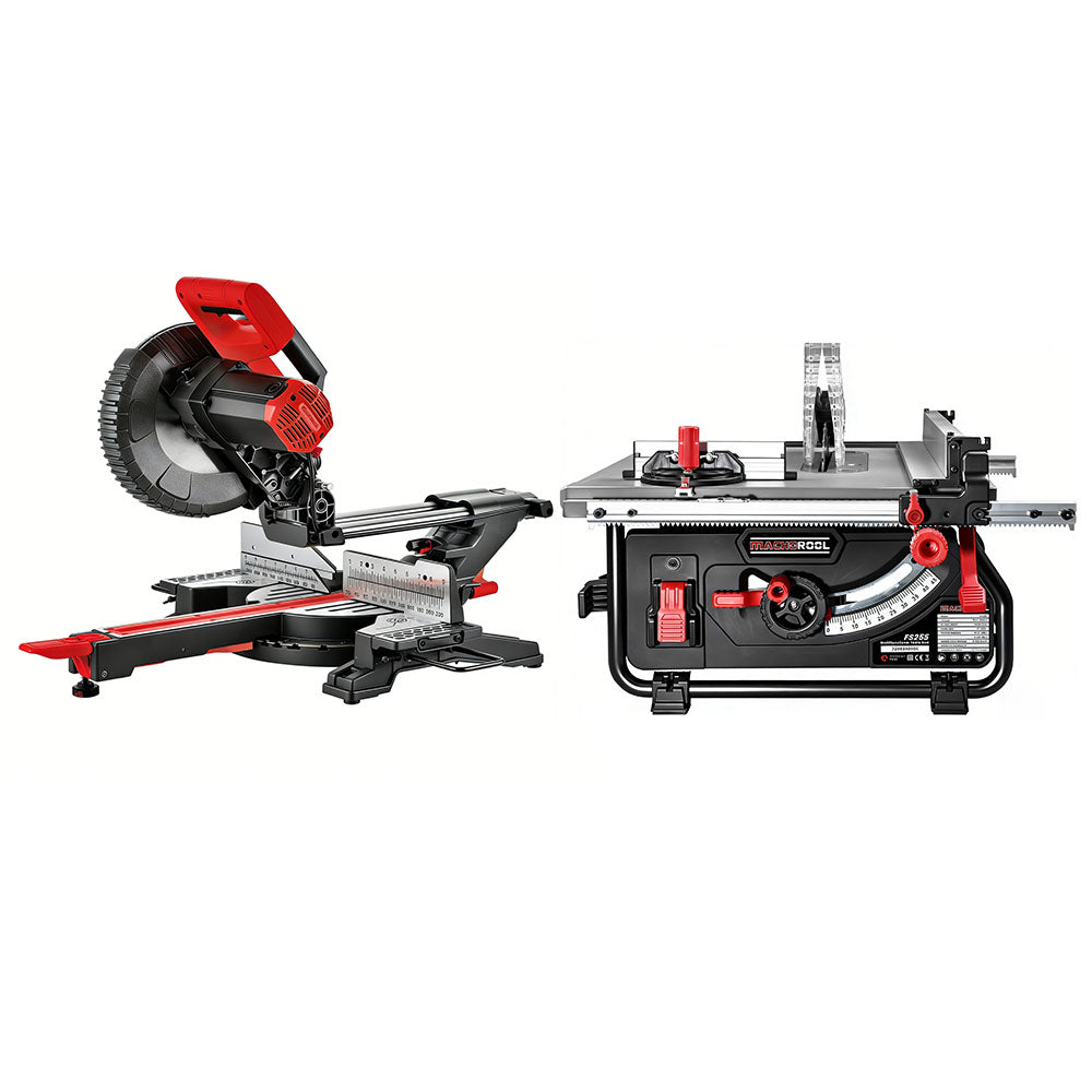 FindBuyTool FS255 10" Table Saw + FM255 10" Miter Saw - Combo