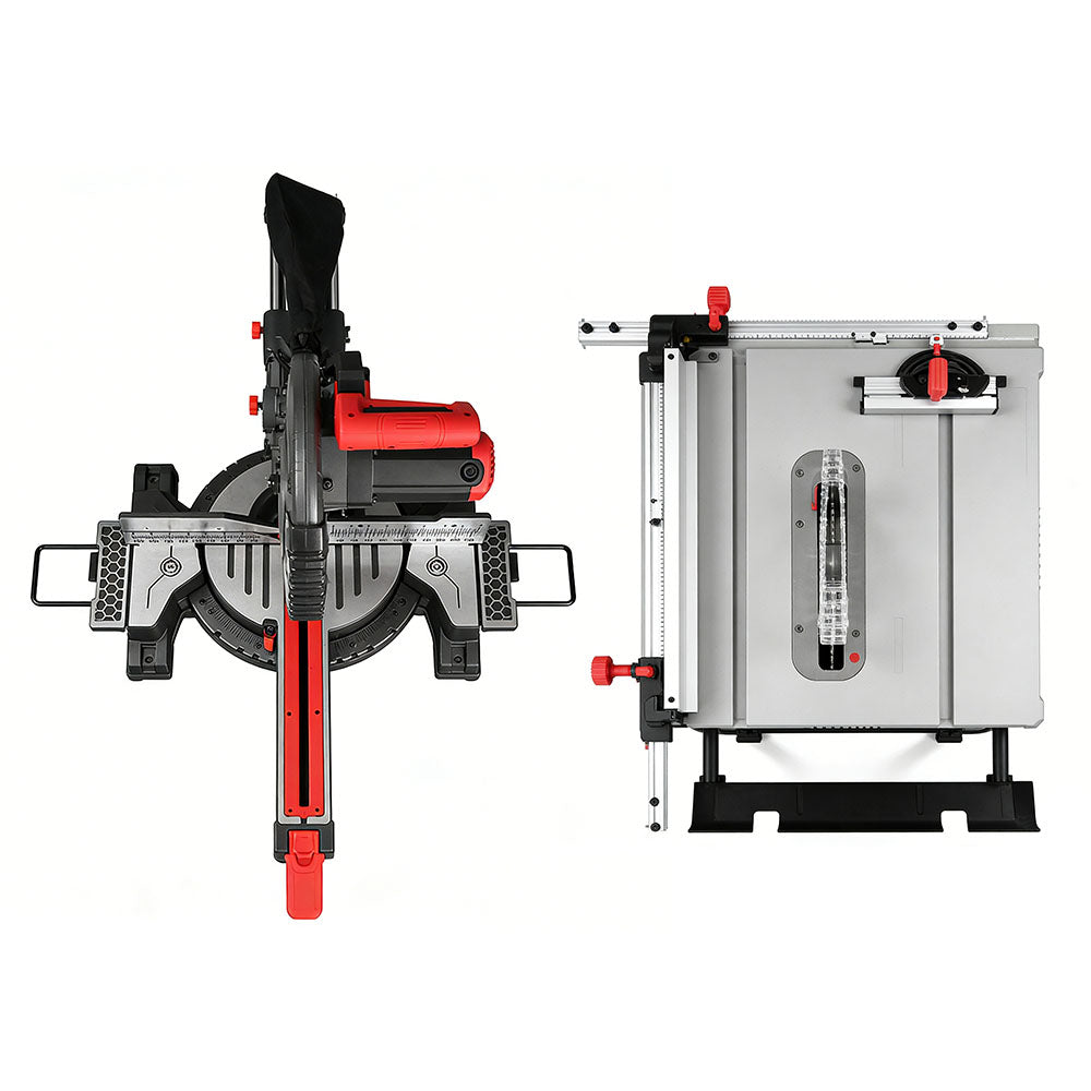 FindBuyTool FS255 10" Table Saw + FM255 10" Miter Saw - Combo
