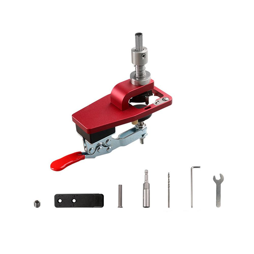 Hinge Hole Drill Guide Jig System - FindBuyTool