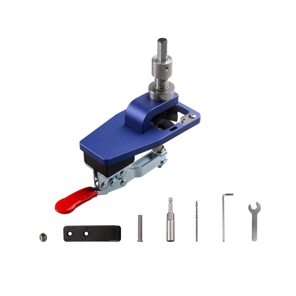 Hinge Hole Drill Guide Jig System - FindBuyTool