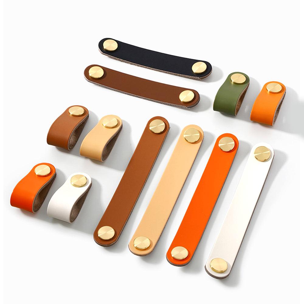 Leather Dresser Pull Handles for Cabinet Drawer - FindBuyTool