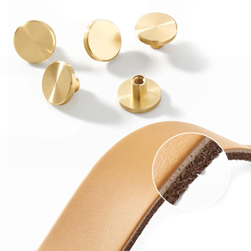 Leather Dresser Pull Handles for Cabinet Drawer - FindBuyTool